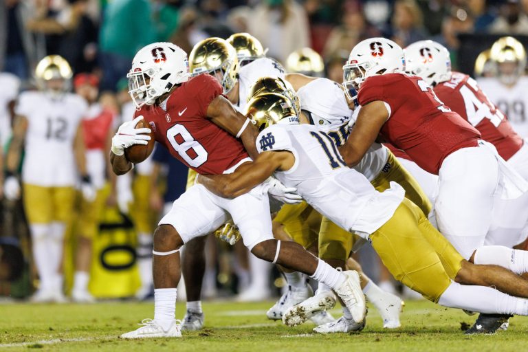 Nathaniel Peat runs with the ball