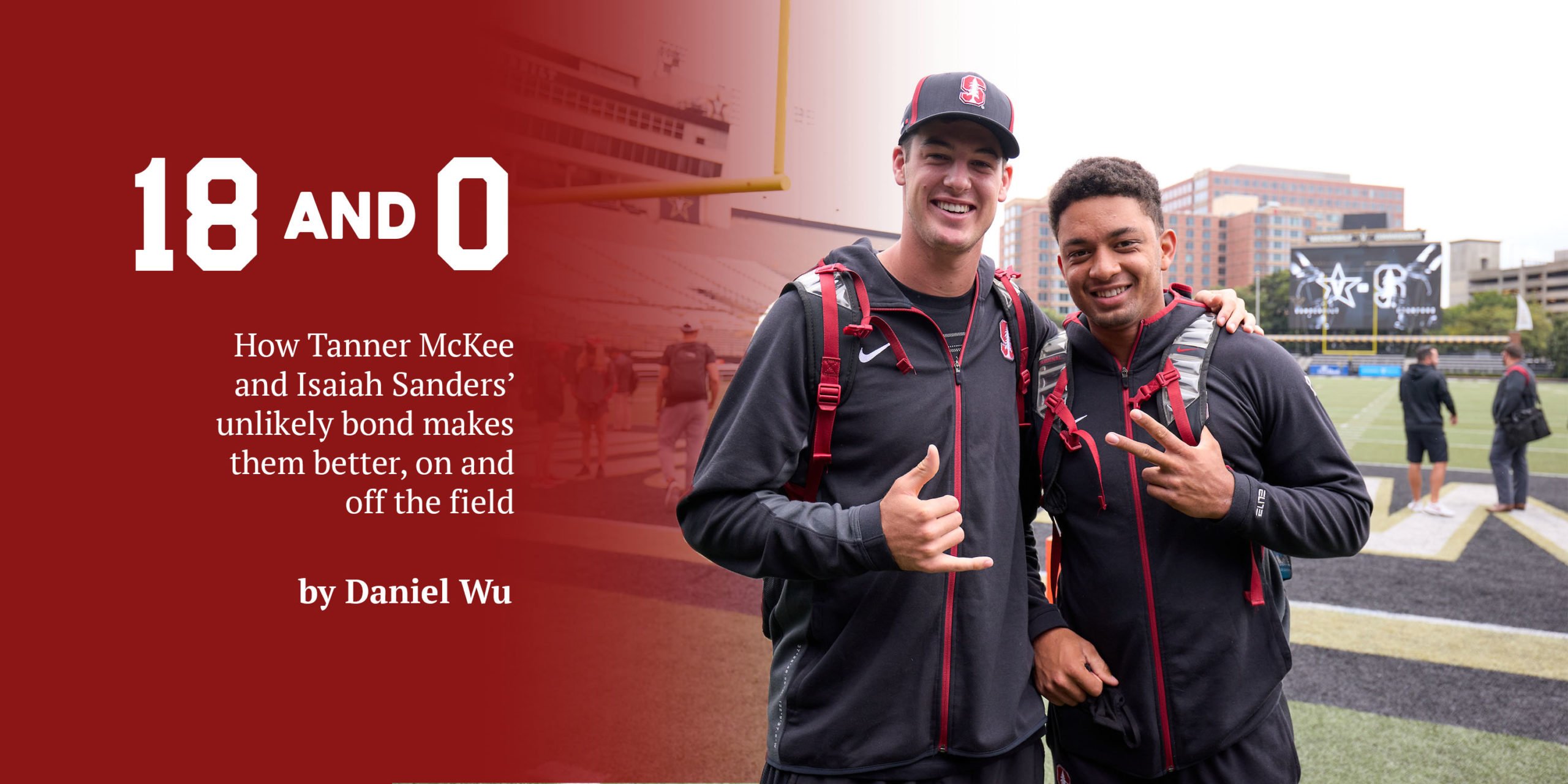 18 and 0: Tanner McKee and Isaiah Sanders' unlikely bond in the Stanford QB room