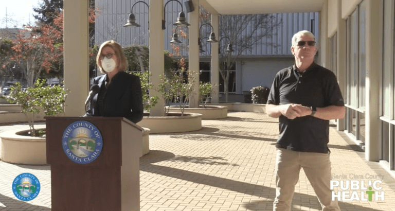 Sara Cody at a Thursday press conference.