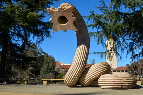 a twisted column sculpture in Meyer Green.