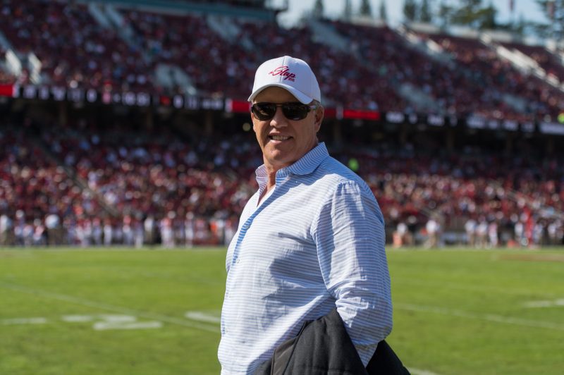John Elway at Stanford Stadium in 2016.