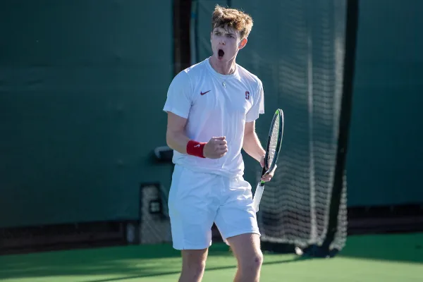 Stanford Men's Tennis freshman Max Basing