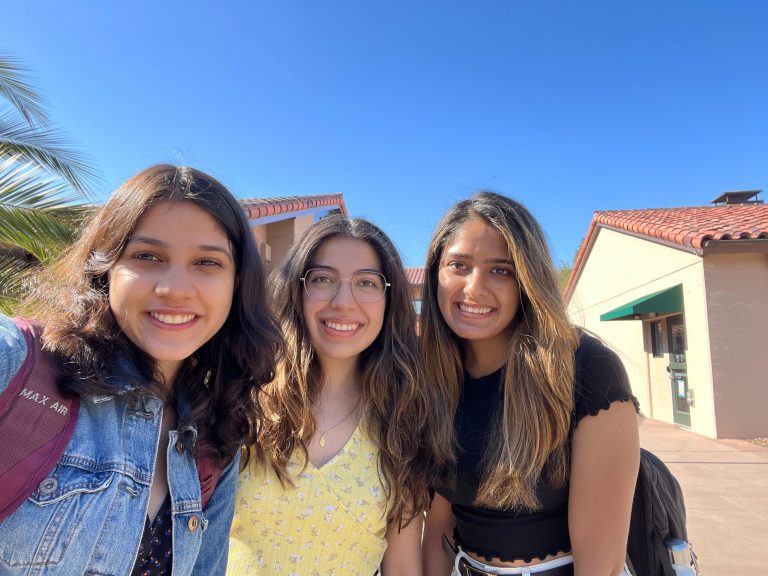 Allison Argueta and her friends on Galentine’s Day