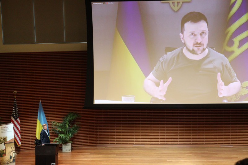 Zelenskyy shares what matters to him most in address to Stanford community