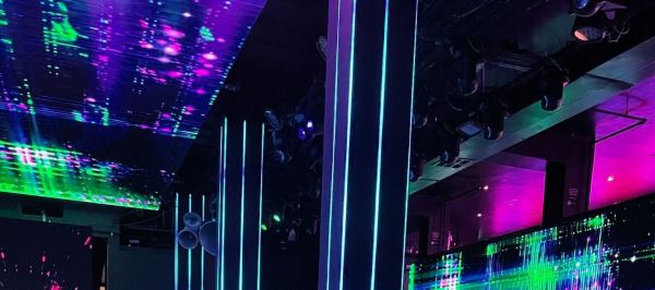 the inside of Temple Nightclub