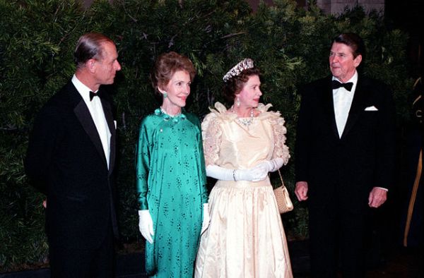 Queen Elizabeth and Reagans