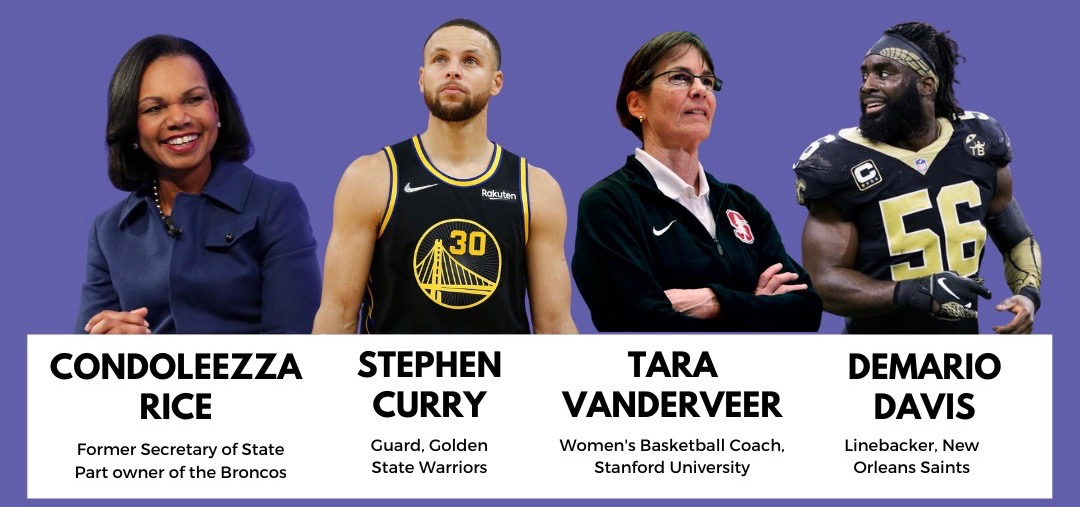 Condoleezza Rice, Steph Curry among speakers at civic leadership event hosted by All Vote No Play, Stanford affliates