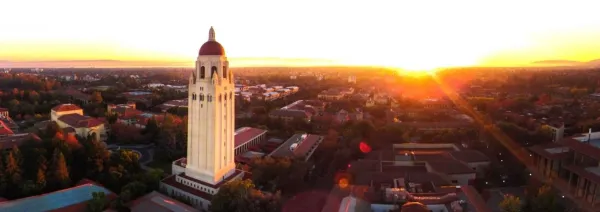 View of the horizon over Stanford's campus.