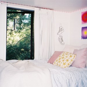 Megan's bedroom and window