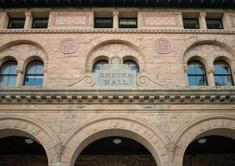 The front of Encina hall