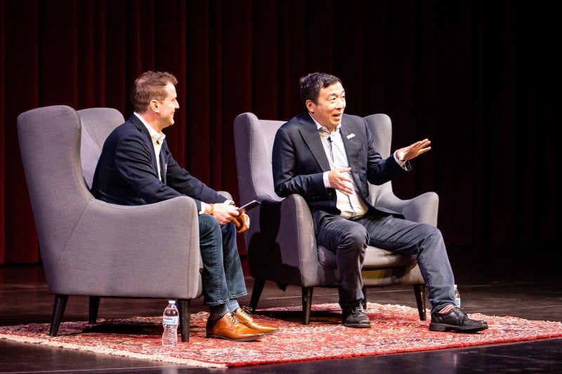 Andrew Yang moves Forward on third parties and rank-choice voting