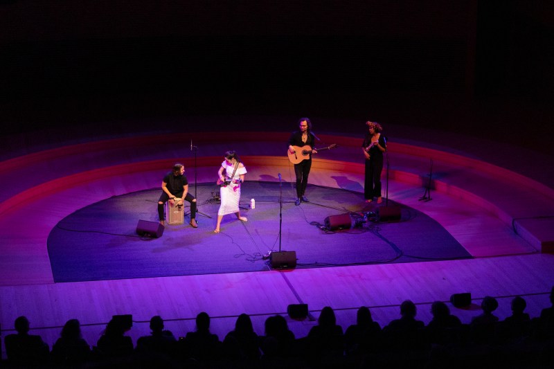 Taimane and her quartet show Bing Concert Hall the versatility of the ukulele