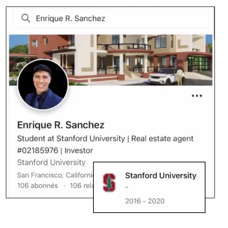 Man poses as Stanford student
