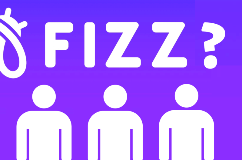 3 people icons under the fizz logo
