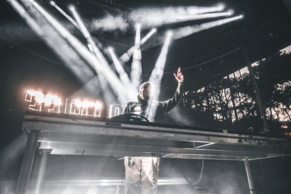 DJ and producer RL Grime performs at Frost Amphitheater.