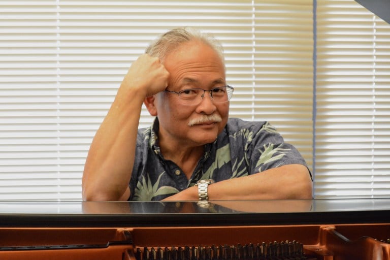 Steve Sano at the piano