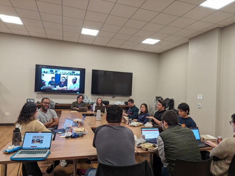 A room full of Graduate Student Council members.