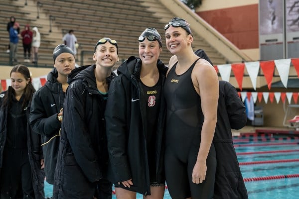 Lillie Nordman after a meet between Arizona State and Stanford.