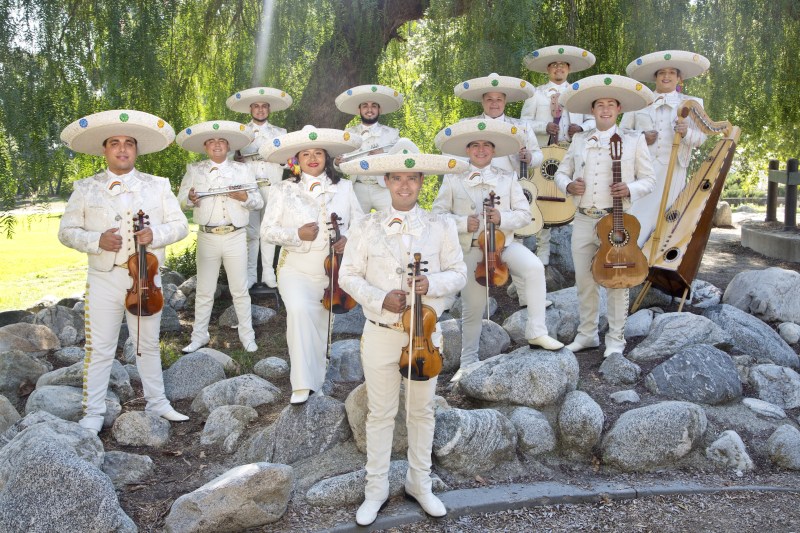 An 11-person Mariachi band