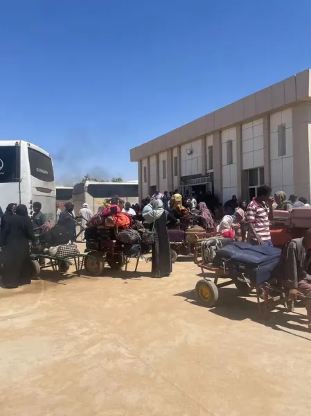 a photo of people in a truck in sudan