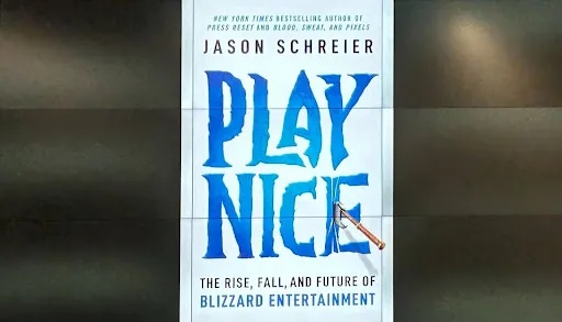 Screenshot of cover of book cover "Play Nice" by Jason Schrier