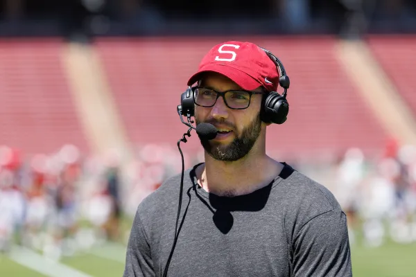 Andrew Luck during the Stanford football spring showcase in April.