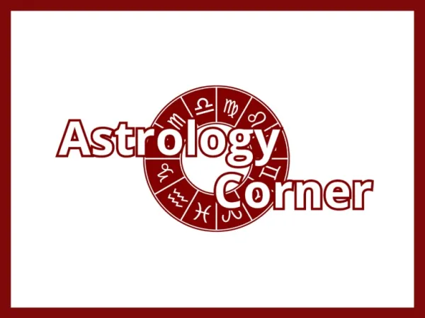 Graphic that reads "Astrology Corner."