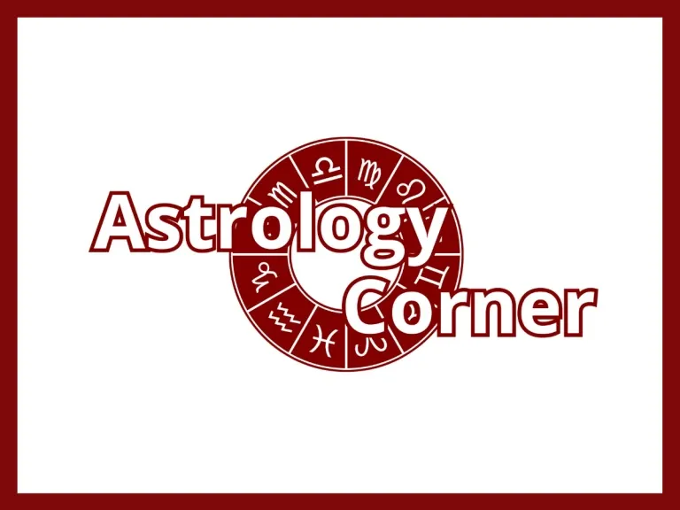 Graphic that reads "Astrology Corner."