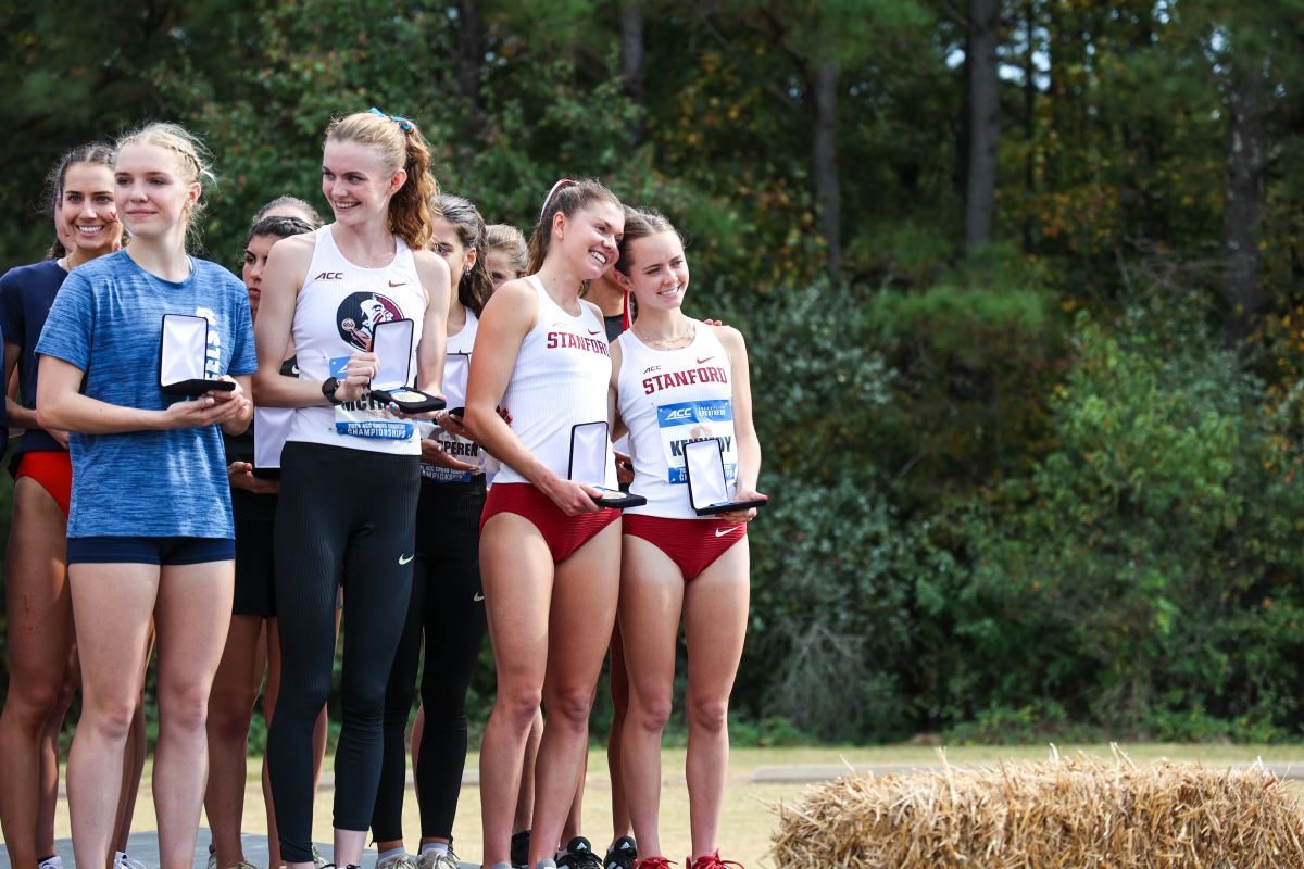 Two runners after a race.