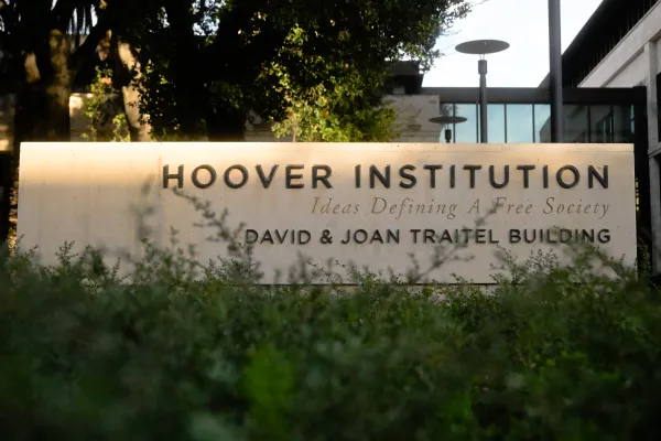 Stanford's Hoover Institute will host Governor Ron DeSantis on Friday. (Photo: CAYDEN GU/The Stanford Daily)