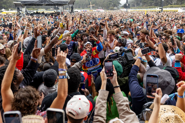 Attendees gather at Outside Lands 2025.
