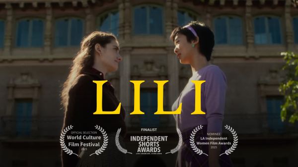 Charlotte Hood and Victoria Misu in a scene in “Lili.”