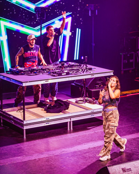 The DJ group Łaszewo electrified Regency Ballroom on Saturday, melding nostalgia and innovation in a remarkable set. (Courtesy of Amanda Fabian)