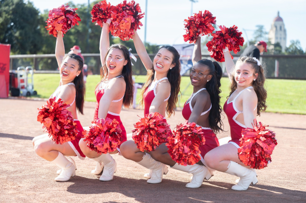 Last year's group of Stanford Dollies ushered in this year's new cohort earlier this spring. The outgoing crew will remain members of the Dollies legacy. (Photo courtesy of Dominick Hing)