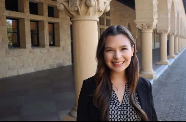 Josie Pearce ’26 J.D. M.D. ’29 is Stanford's first female J.D./M.D. candidate. (Courtesy of Josie Pearce)