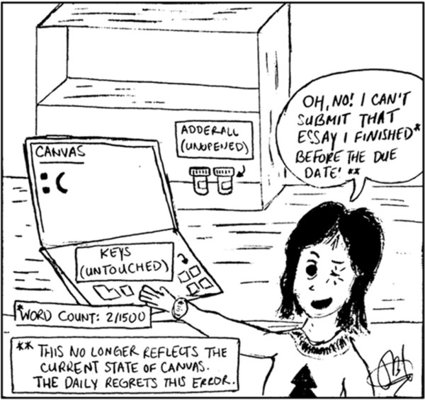 (Cartoon: JENNY BALLUTAY / The Stanford Daily)