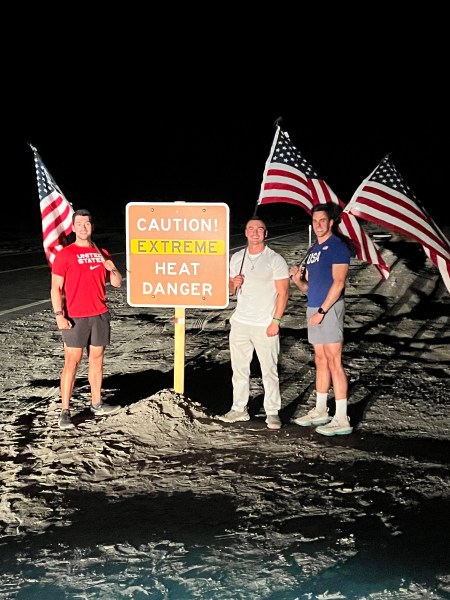 Participants in the "Veterans Day Challenge" completed a dry run in August. (PHOTO: Courtesy of Andrew Fabela)