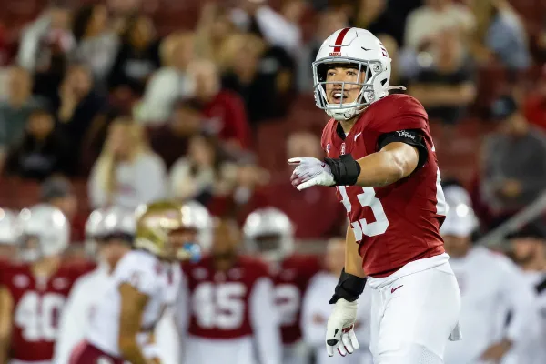 Hunter Barth during a game against Florida State University at Stanford Stadium on Oct. 18. Barth has been on the winning side of Big Game with Cal the past four seasons and is looking to bring the Axe back to Stanford. (Photo: MATTHEW HUANG/ISI Photos)