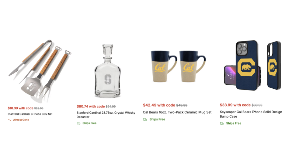 War of the Wears: Stanford vs. Cal merch 4 War of the Wears: Stanford vs. Cal merch