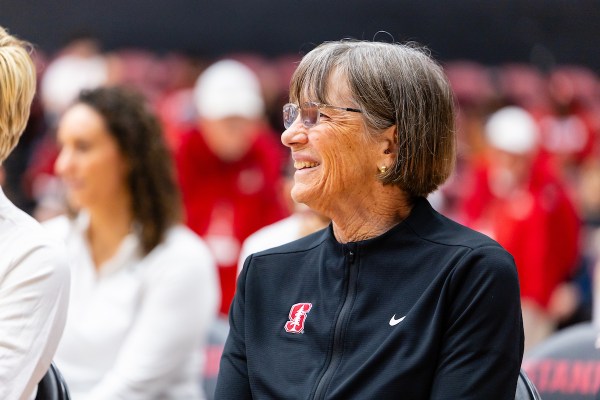 Tara VanDerveer after a game against Georgia Tech at Maples Pavilion on March 2. VanDerveer is still very much involved in Stanford Athletics following her 38-year coaching career at The Farm. (Photo: MATTHEW HUANG/ISI Photos)
