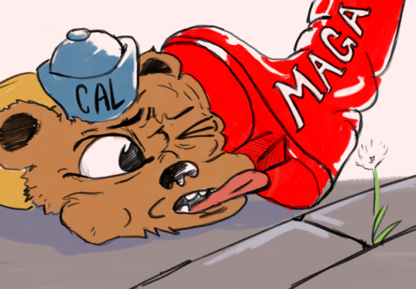 Berkeley gave itself over to Trump. Stanford should not be next. (Graphic: Toby Shiao)