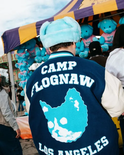 Merch abounded at the LA music festival Camp Flog Gnaw. (Courtesy of A Bonecutter)