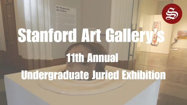 Stanford Art Gallery’s 11th annual Undergraduate Juried Exhibition was on display during week 10 of fall quarter. (Graphic: PAIGE PLATER/The Stanford Daily)