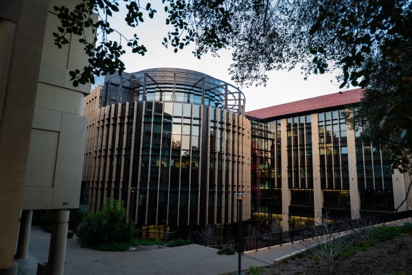 The Computing and Data Science Building (CoDa) in the day time