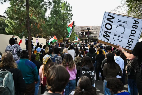 Anti-ICE rally in White Plaza