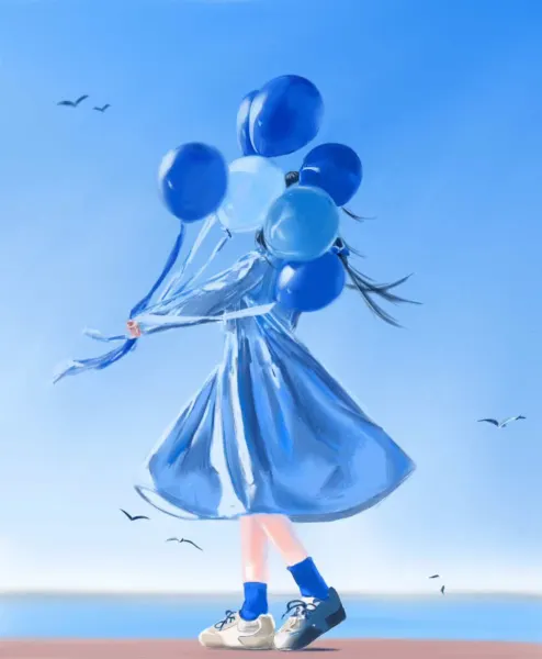 "We still aren’t exactly friends, but I like to think that behind those mad eyes, lies a soul that respects a flyer," writes Zhang. (Graphic: ALAINA ZHANG/The Stanford Daily)