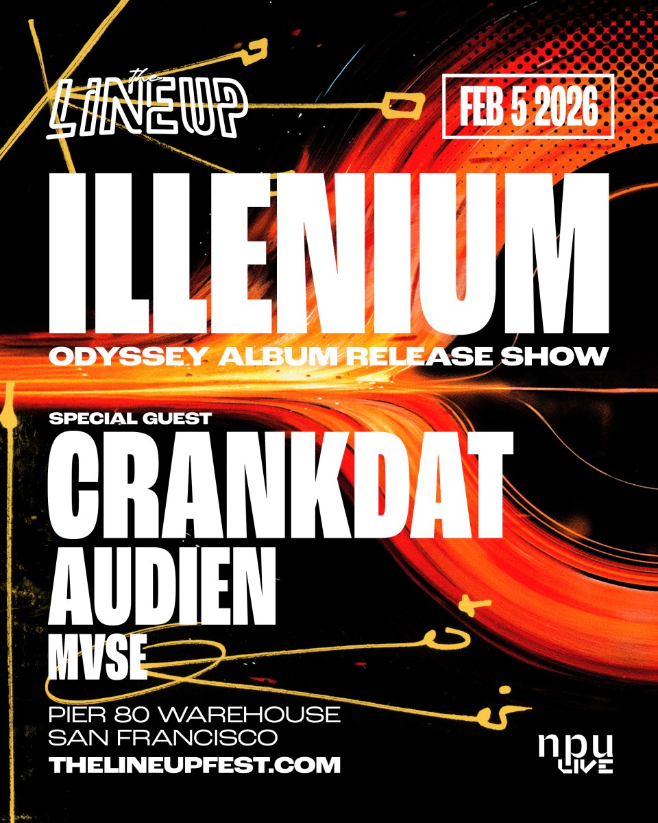 A music lover’s guide to Super Bowl LX week in the Bay Area 1 A poster for ILLENIUM's Odyssey Album Release Show.