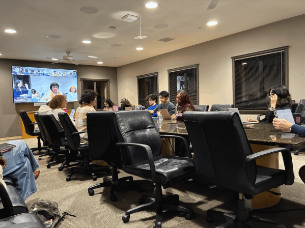 The Jan. 7 meeting of the UGS discussed the student speakers at department graduations and more. (Photo: REBECCA BYERS/The Stanford Daily)