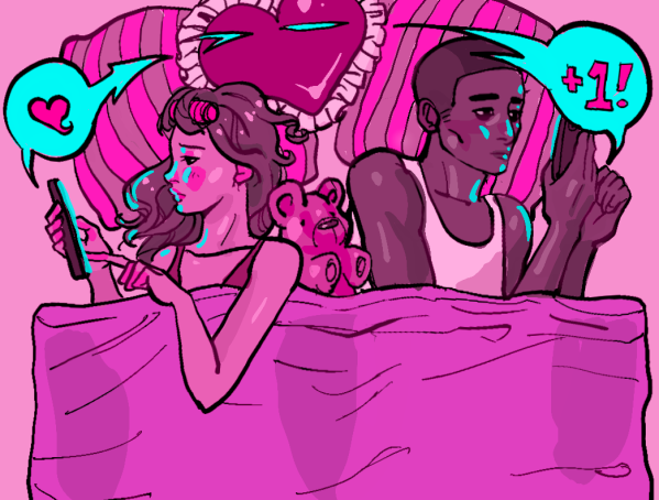 Date Drop is another symptom of Stanford's tendency to make love, and all interpersonal things, easier but less meaningful. (Graphic: Mei Tsai Knutson)