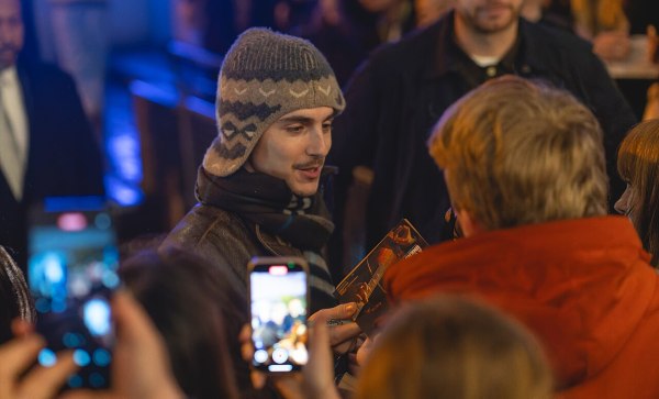 A photo of actor Timothée Chalamet.